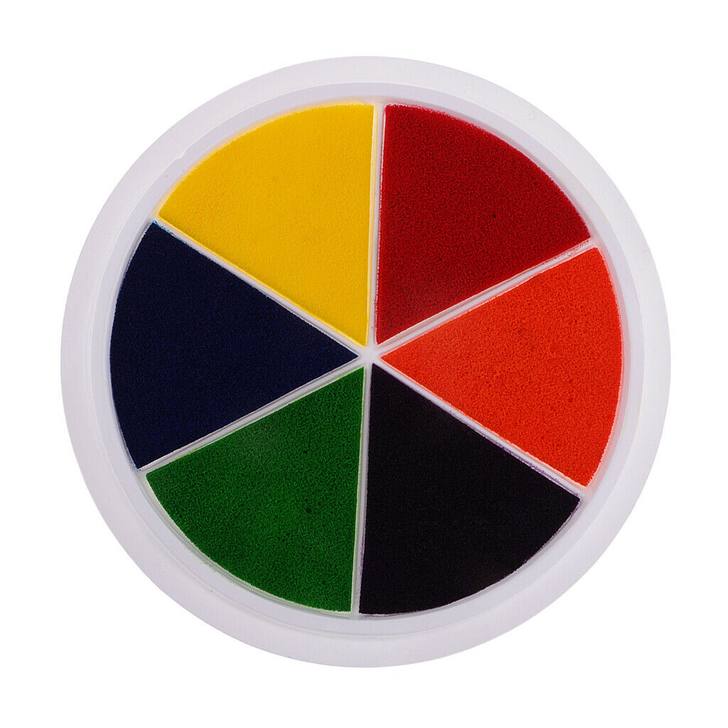 6 Colors Large Ink Pad Stamps for Hand Foot Prints Stamping Finger Painting