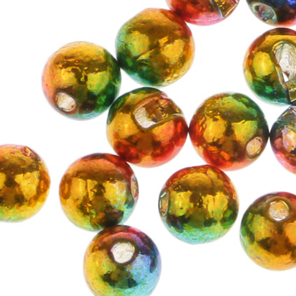 100 Packs 2.8mm Slotted Tungsten Beads Anti-rust Stable Fly Tying Materials