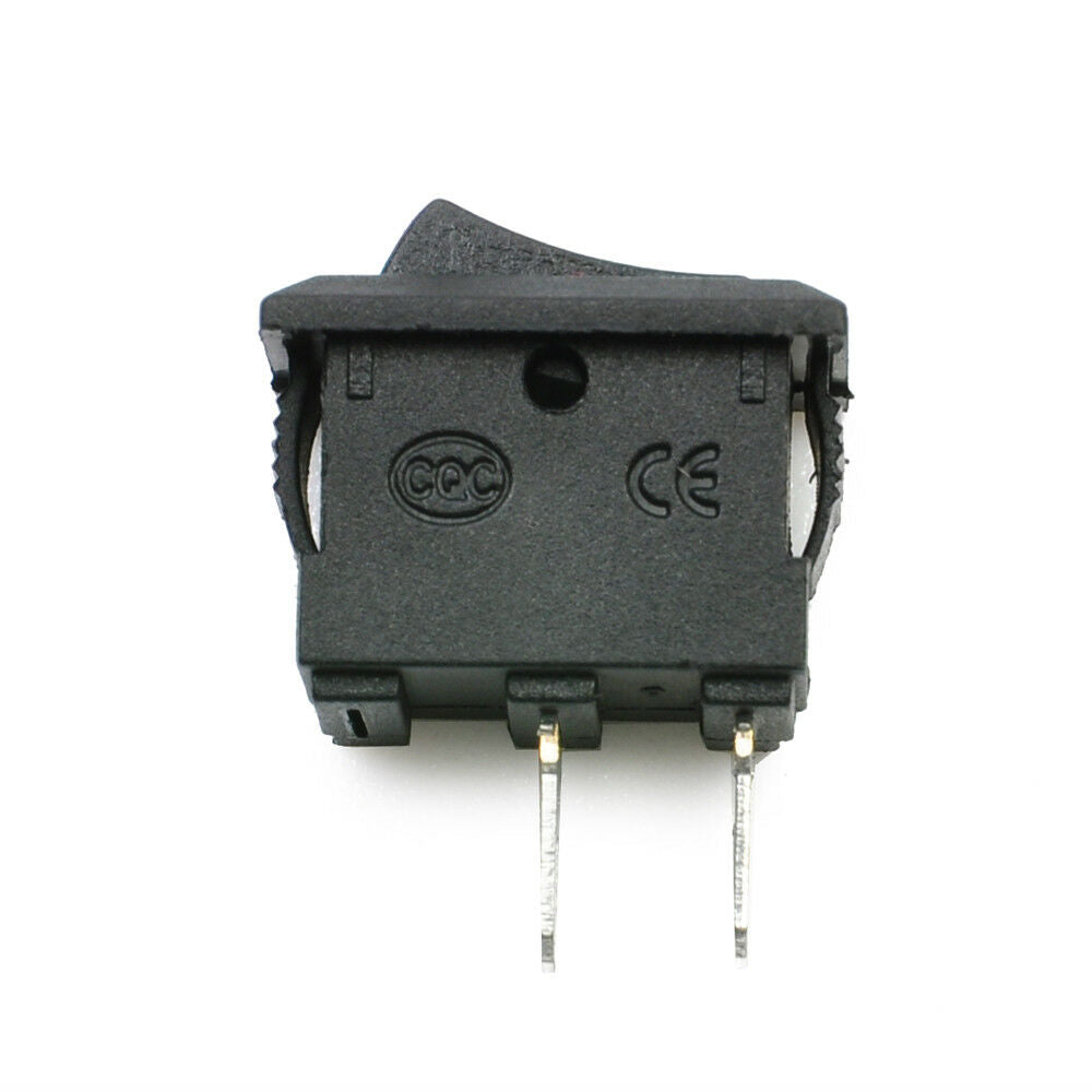 10PCS Car Truck Boat Round Rocker 12V 16A 2-Pin ON/OFF Toggle SPST Switches Tool