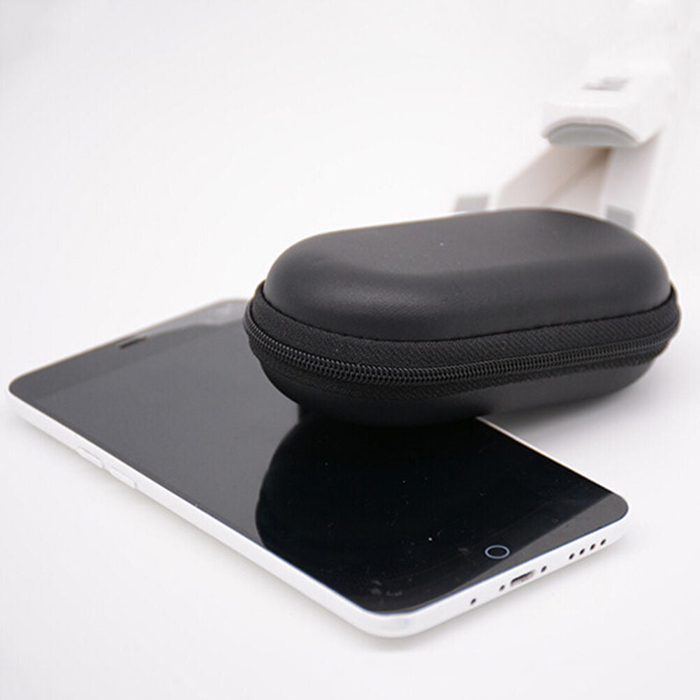 Black Hard Case Storage Bag Box For TF Card Earphone Headphone Earbuds WYL S Qx