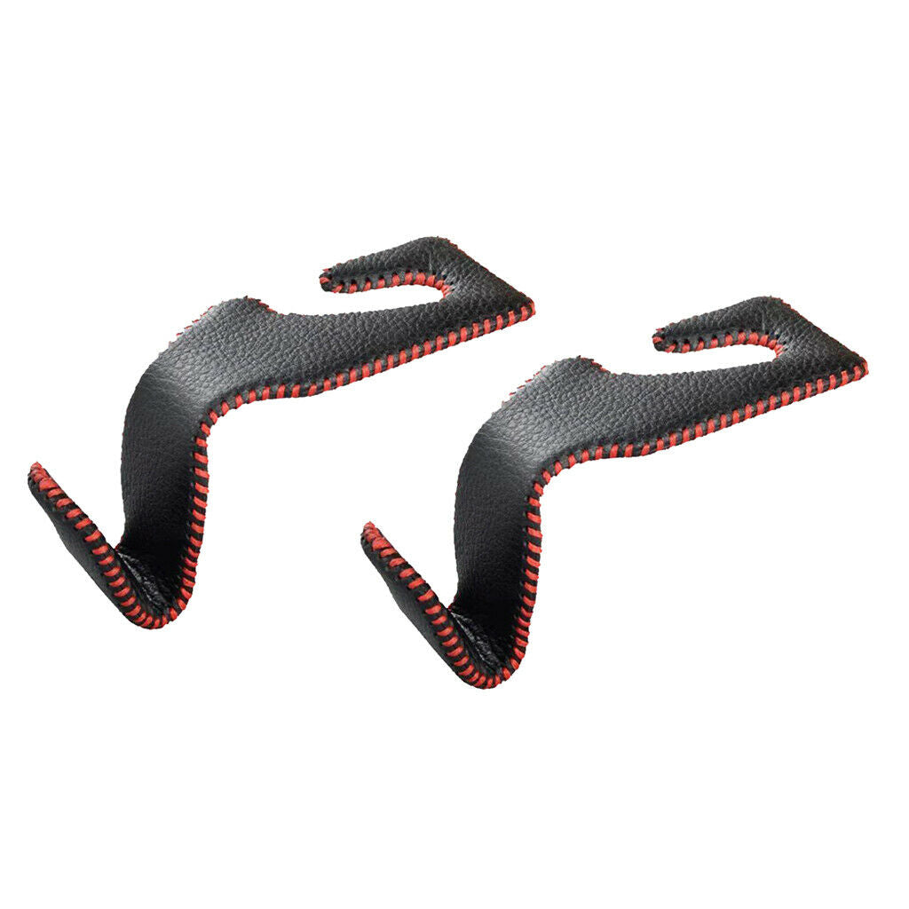 2Pieces Car Seat Headrest Hanging Hook Back Seat Purse Bag Coats Hanger