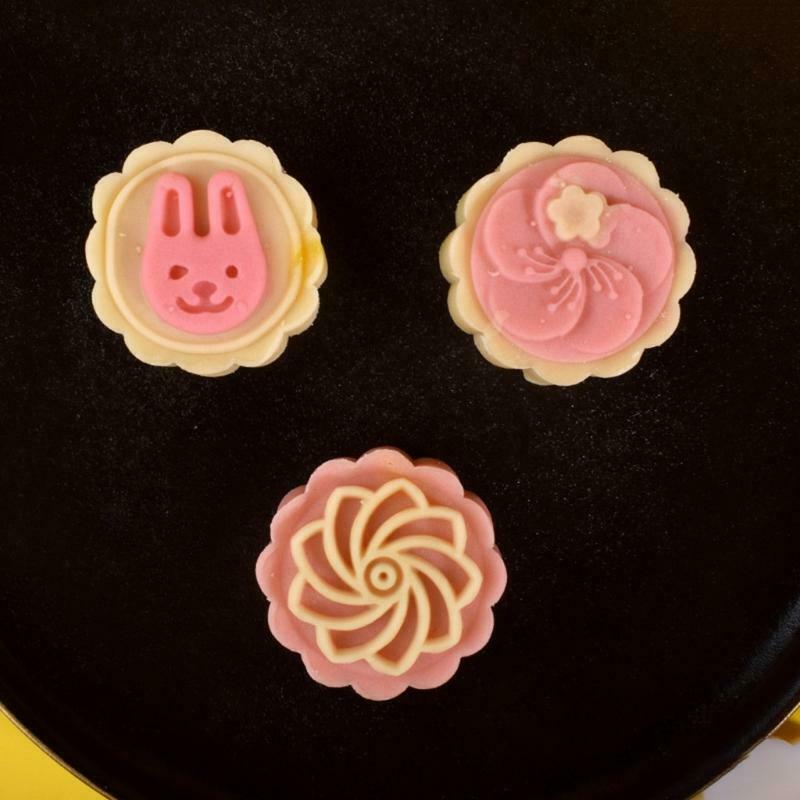 50g Moon Cake Mould Mid Autumn Festival Bath Bombs Food-Grade Plastic