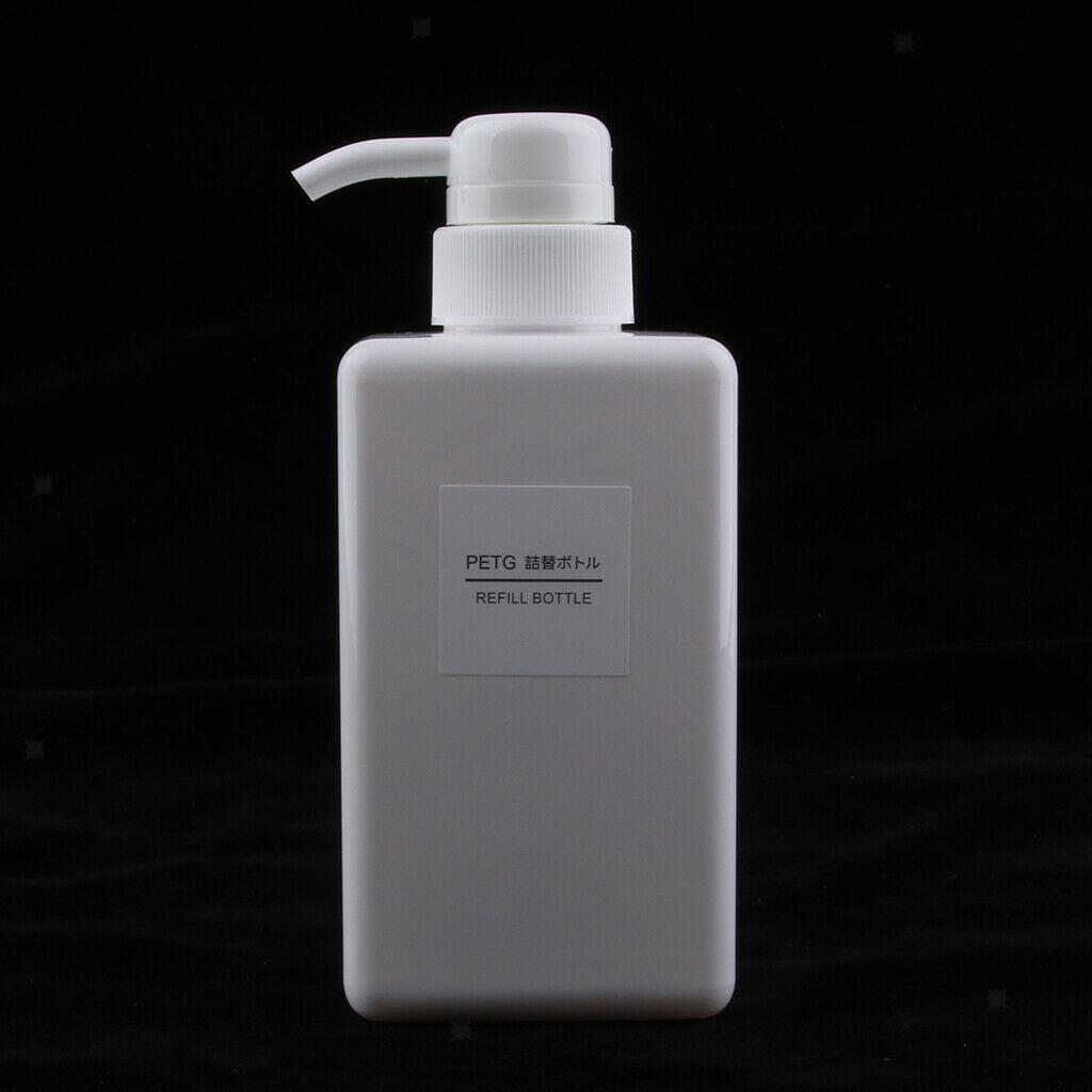 2pcs 450ml Foaming Soap Dispenser Cosmetic Containers Bottles Brown/White