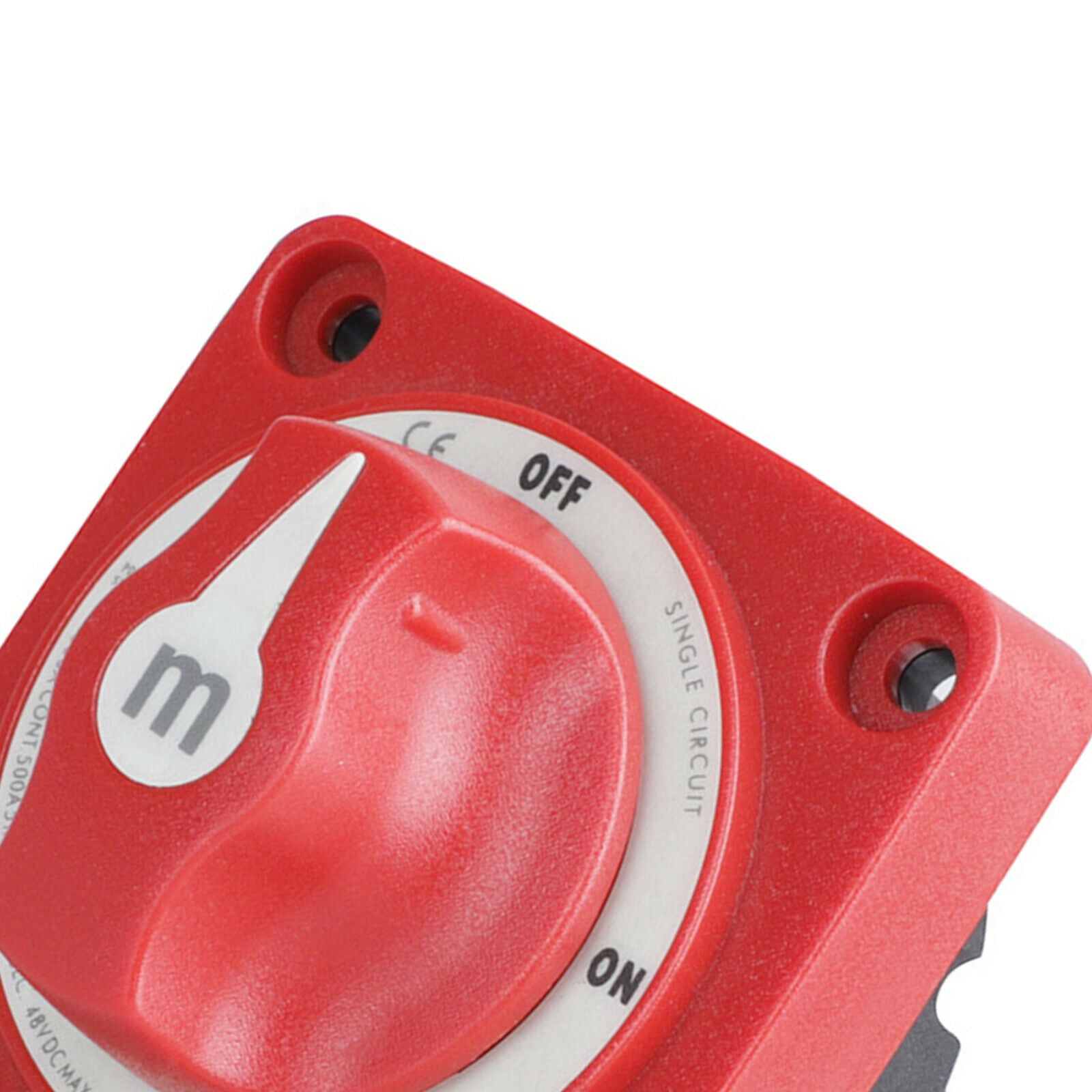 6006 Marine Battery Switch M SERIES On/Off 300A -Red 48V DC IP66 waterproof