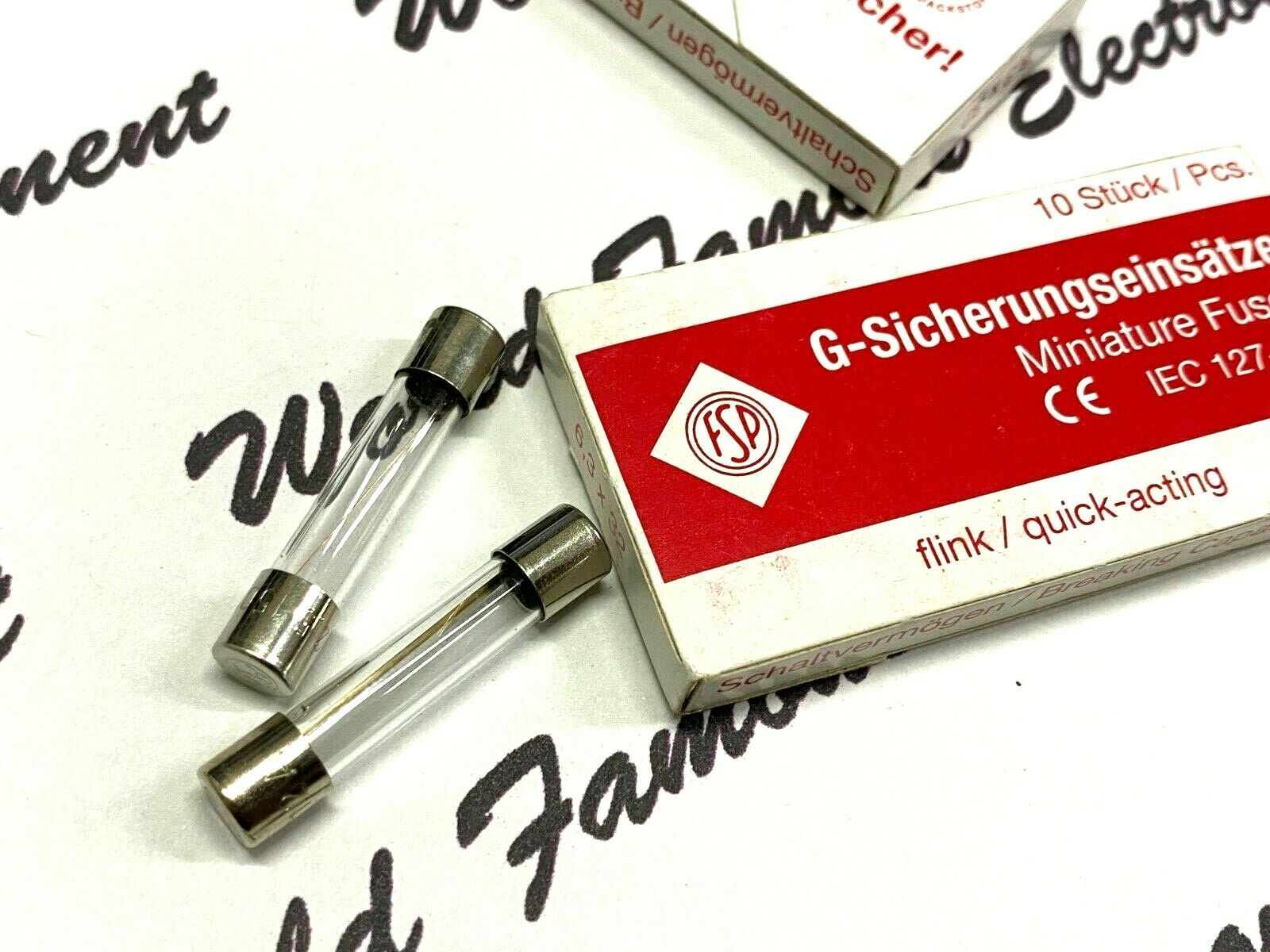 1pcs - Feinsicherungen F 5A 60V 6.3x32mm Quick-acting Glass Fuse FSP