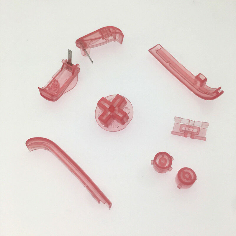 Transparent pink for Nintendo GameBoy Advance GBA Replacement Button Set