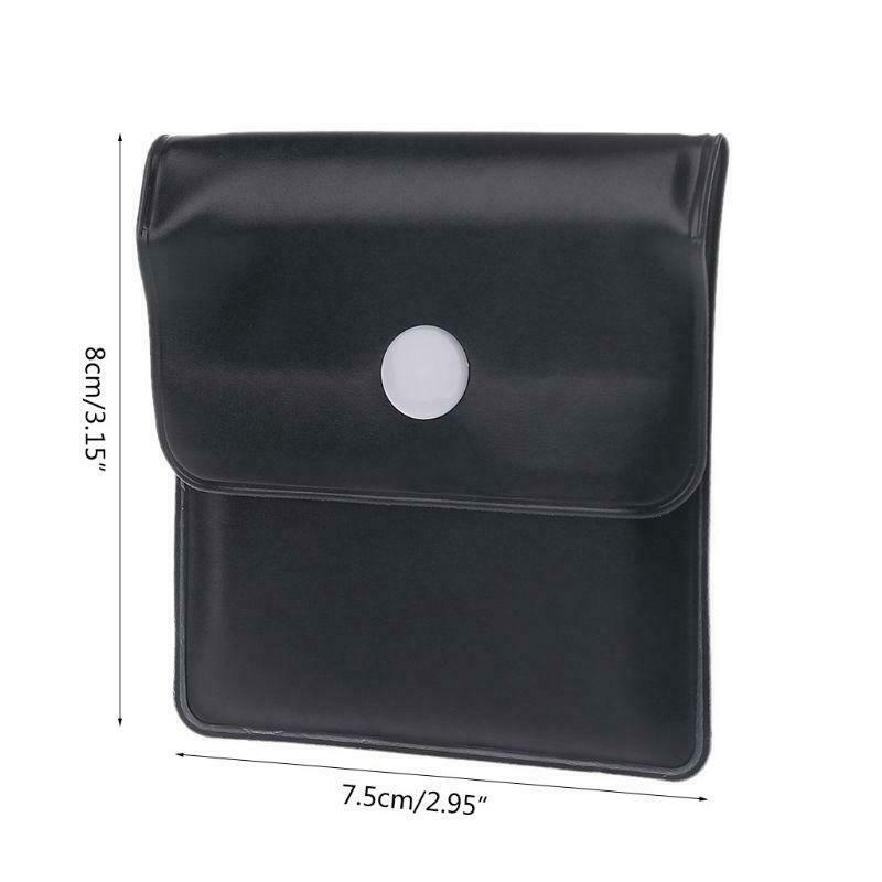 Portable Ashtray Pocket Smoking Cigar Tobacco Ash Storage Bag Fireproof PVC