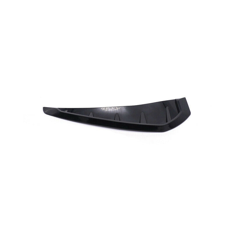 2PCS Universal Car Glossy Black Side Door Fender Vent Air Wing Cover Trim Decor