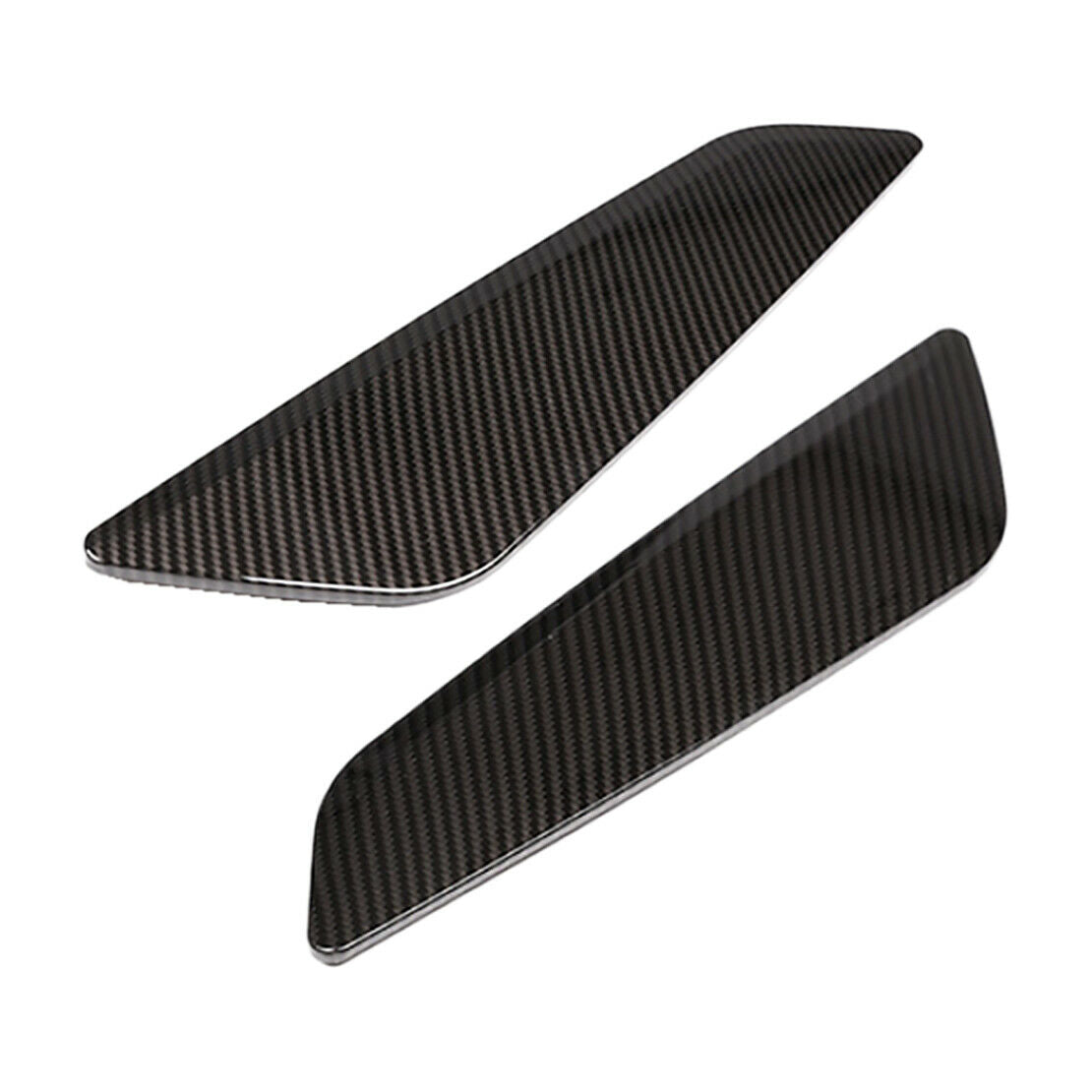 Pair Carbon Fiber Style Side Fender Air Vent Cover Trim Fit For BMW 5 Series G30