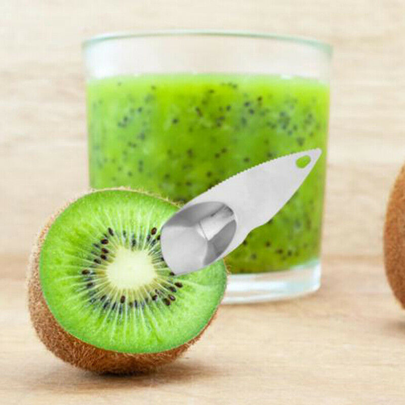 1pcs Kiwifruit Cut Spoon Serrated Blade Peeling Dig Spoon for Kitch.l8