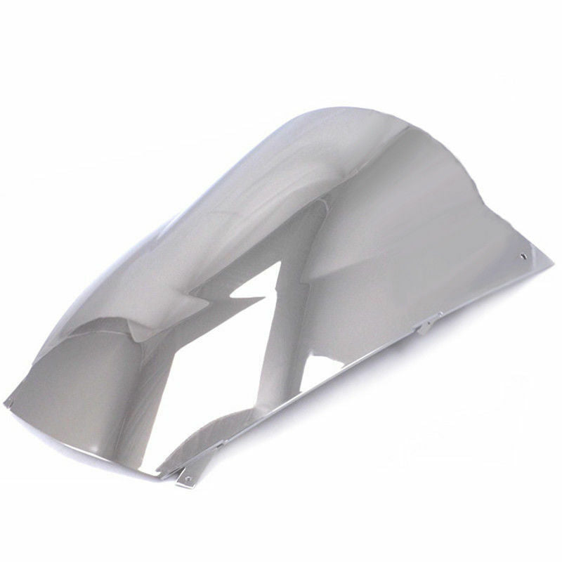 Chrome Double Bubble Windshield Windscreen for Kawasaki Ninja ZX12R ZX 12R 02-05