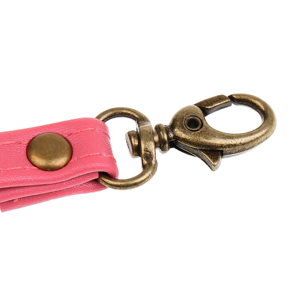 2 Pieces Solid Replacement Leather Wristlet Strap For