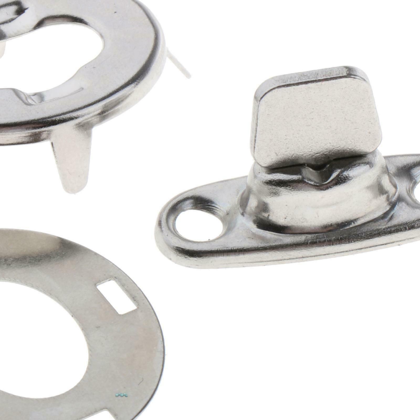 Knob Lock Marine Boat Cover Canopy Mounting Kit, Brass