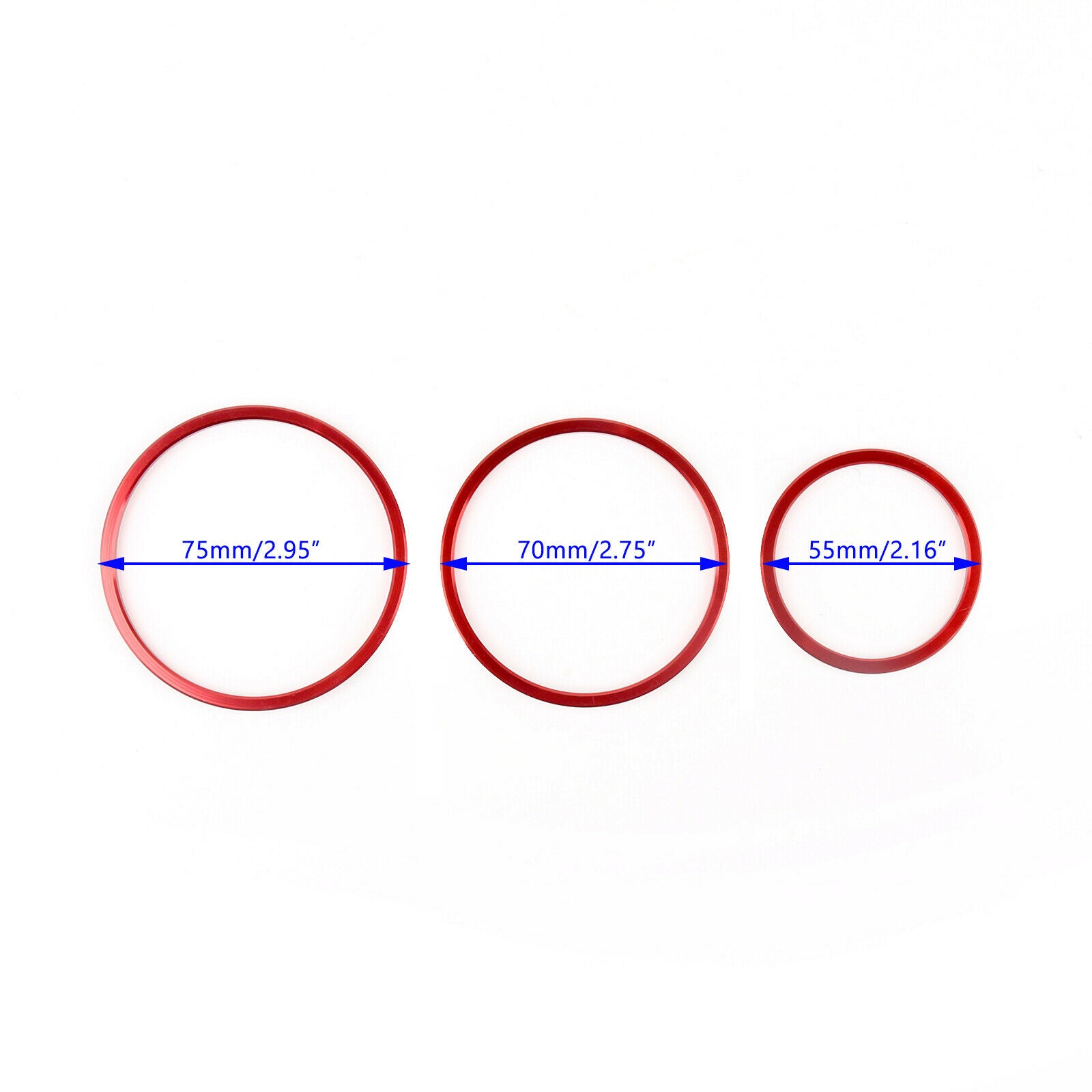 7pcs Air Vent Outlet Ring Cover Trim For Mercedes Benz C Class W205 14-2015