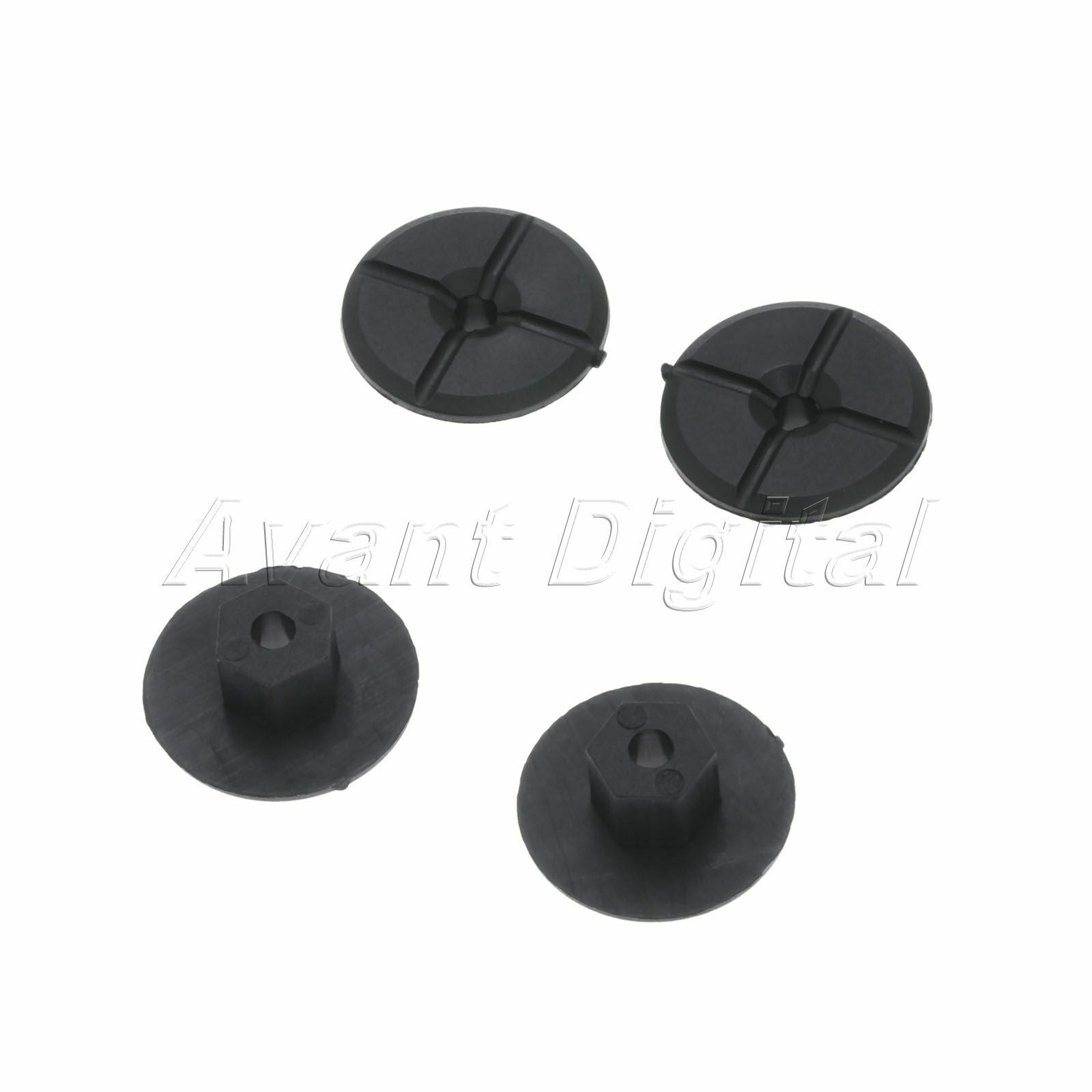 10 X Black Plastic UNTHREADED Nuts clips Fastener Fender Rivets For Mercedes