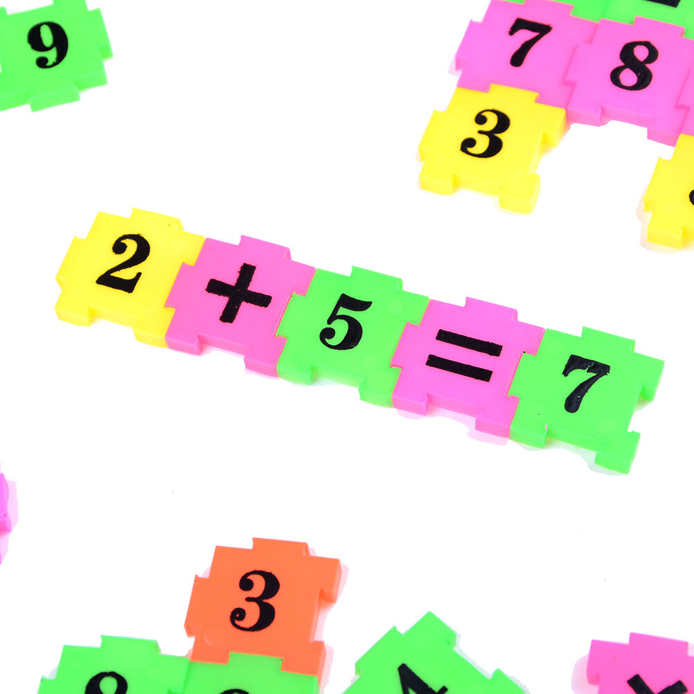 36x Kids Plane Numbers Play Jigsaw Puzzle Early Educational Arithmetic To.l8