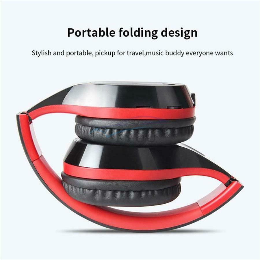 1× One-button Control  32G TF Card Support Foldable Wireless Bluetooth Headphone