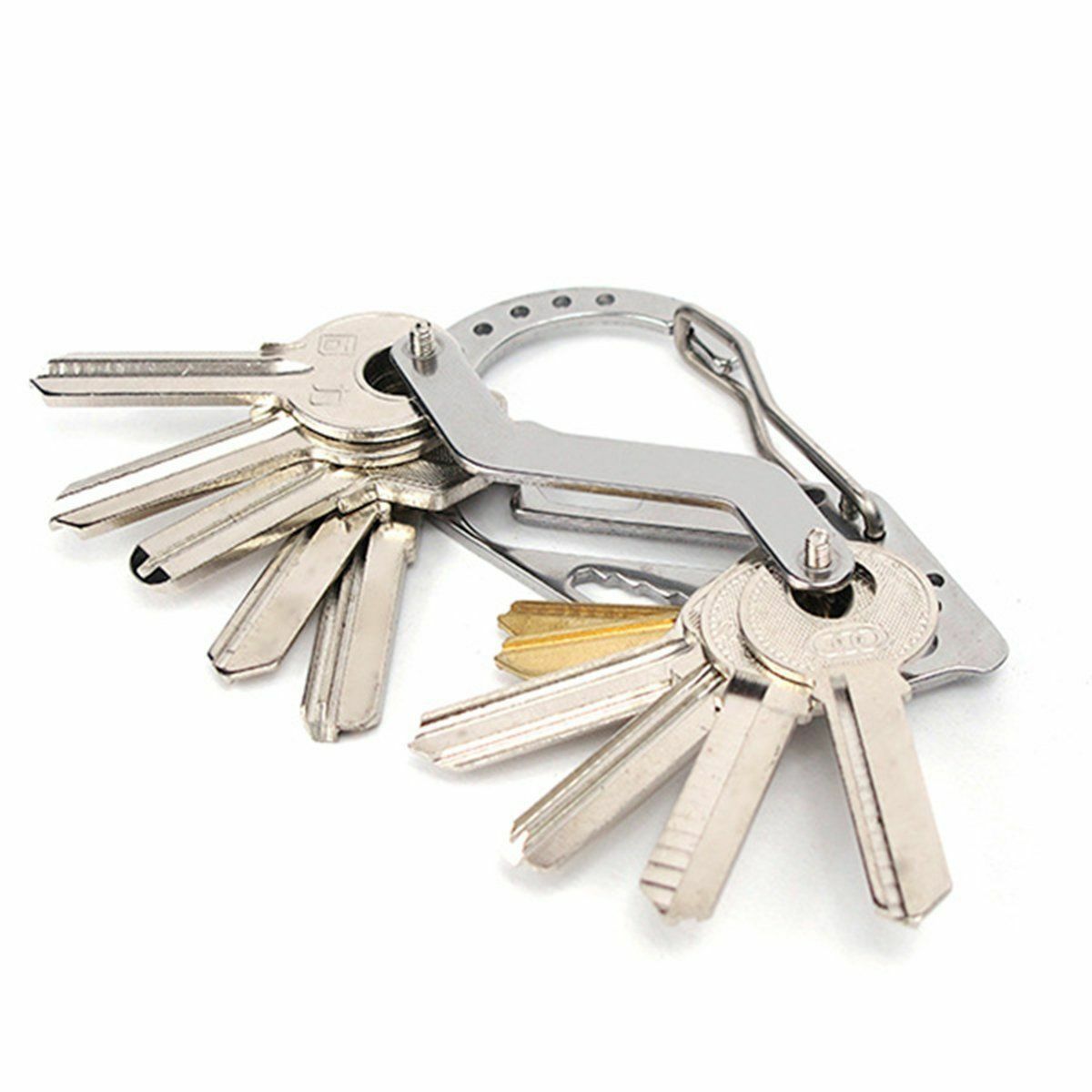 Keychains For Men Multi Function Keychain Screwdriver Wrench Carabiner EDC