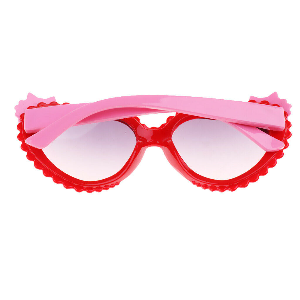 2Pcs Kids Baby Girls Soft Plastic UV400 Sunglasses Eyewear