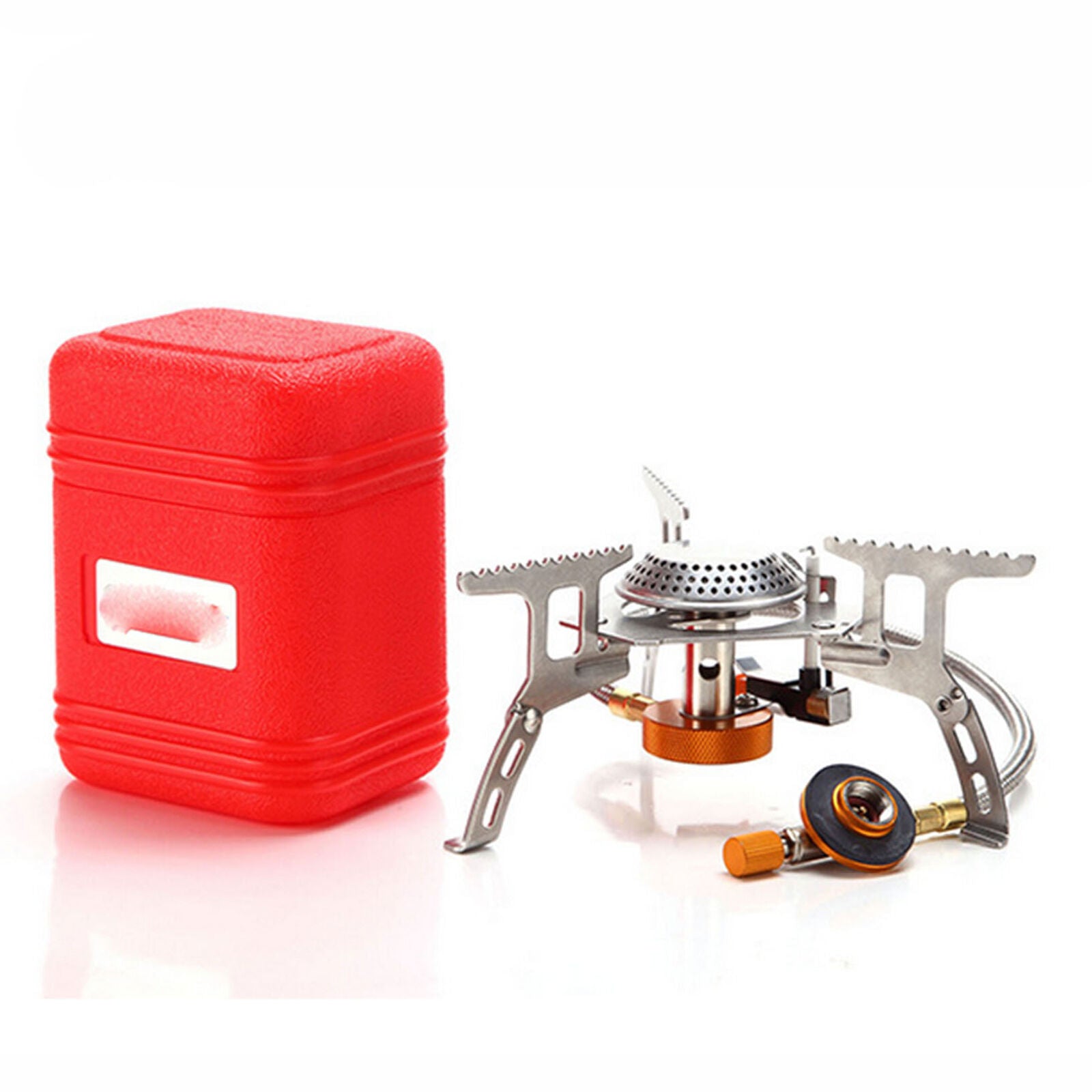 3500W Portable Outdoor Picnic Gas Burner Foldable Camping Mini Steel Stove +Case