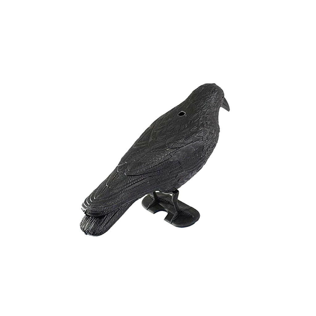 Artificial Garden Black Crow Full Body Decor for Hunting Halloween Decor