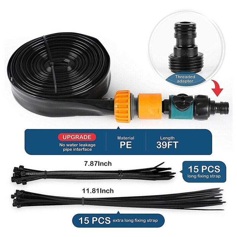Trampoline Sprinklers 12M Sprinklers Water Park for Kids Water Park SprinkleM9C2