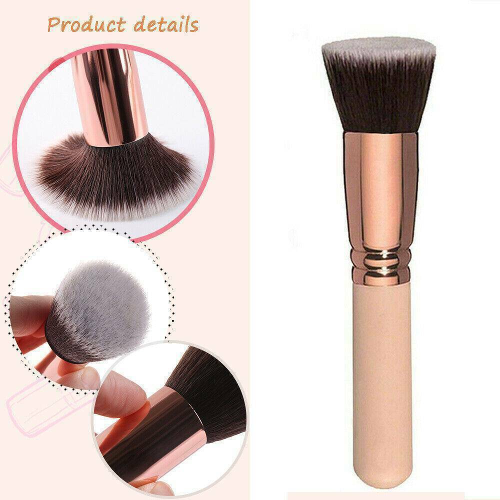 Foundation Brush Flat Top Buffing Brush Face Makeup Powder Bronzer Cosmetics