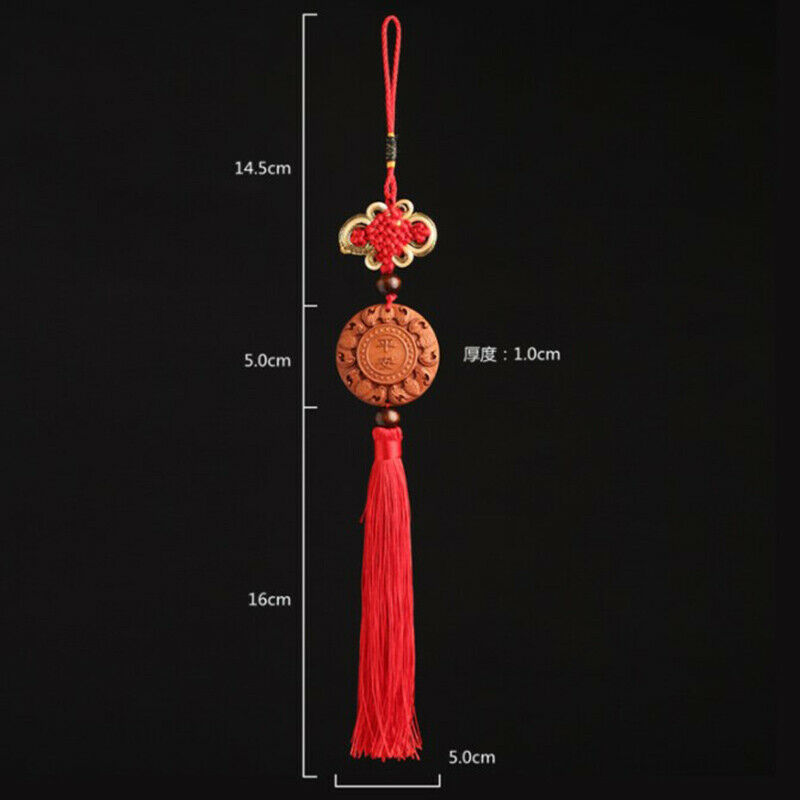 1pc Safe trip wherever you go the trailer carving decoration Home Penda.l8