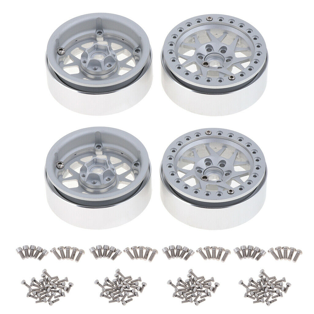 1/10 Scale 2.2 '' Beadlock Rim Rim Parts 4X for Redcat HSP RC4WD RC Car # 1