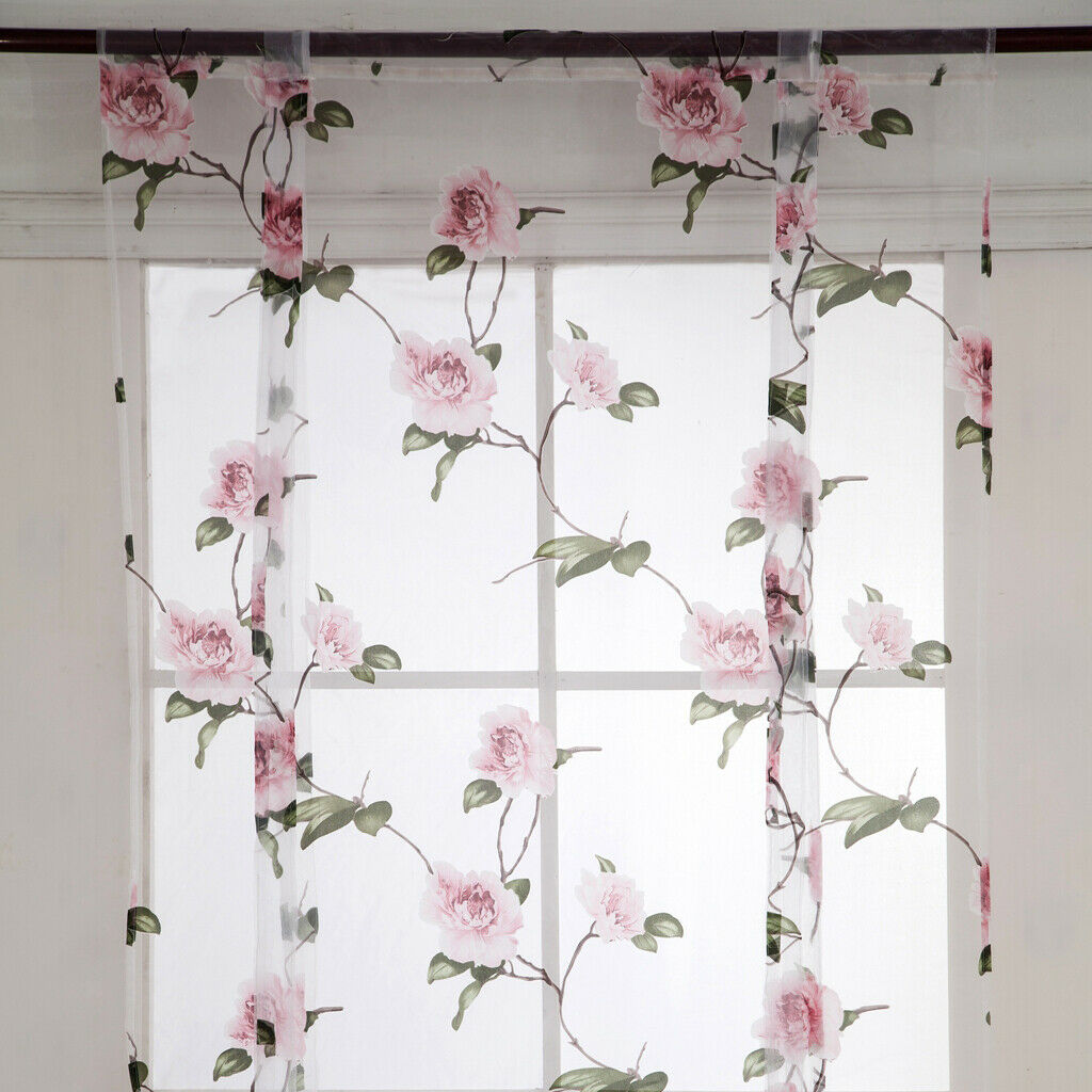 Curtain Tie-up Short Window Curtain Sheer Voile Gauze for Balcony Bathroom