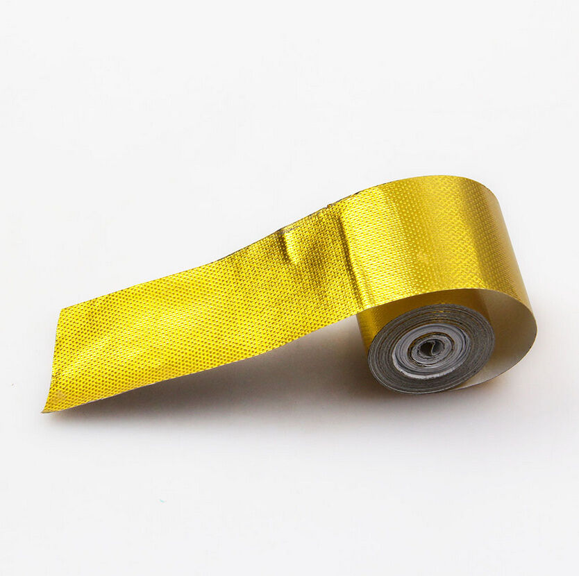 200" 5M 1200°f Car Turbo Exhaust Muffler High Temperature Heat Shield Wrap Tapes