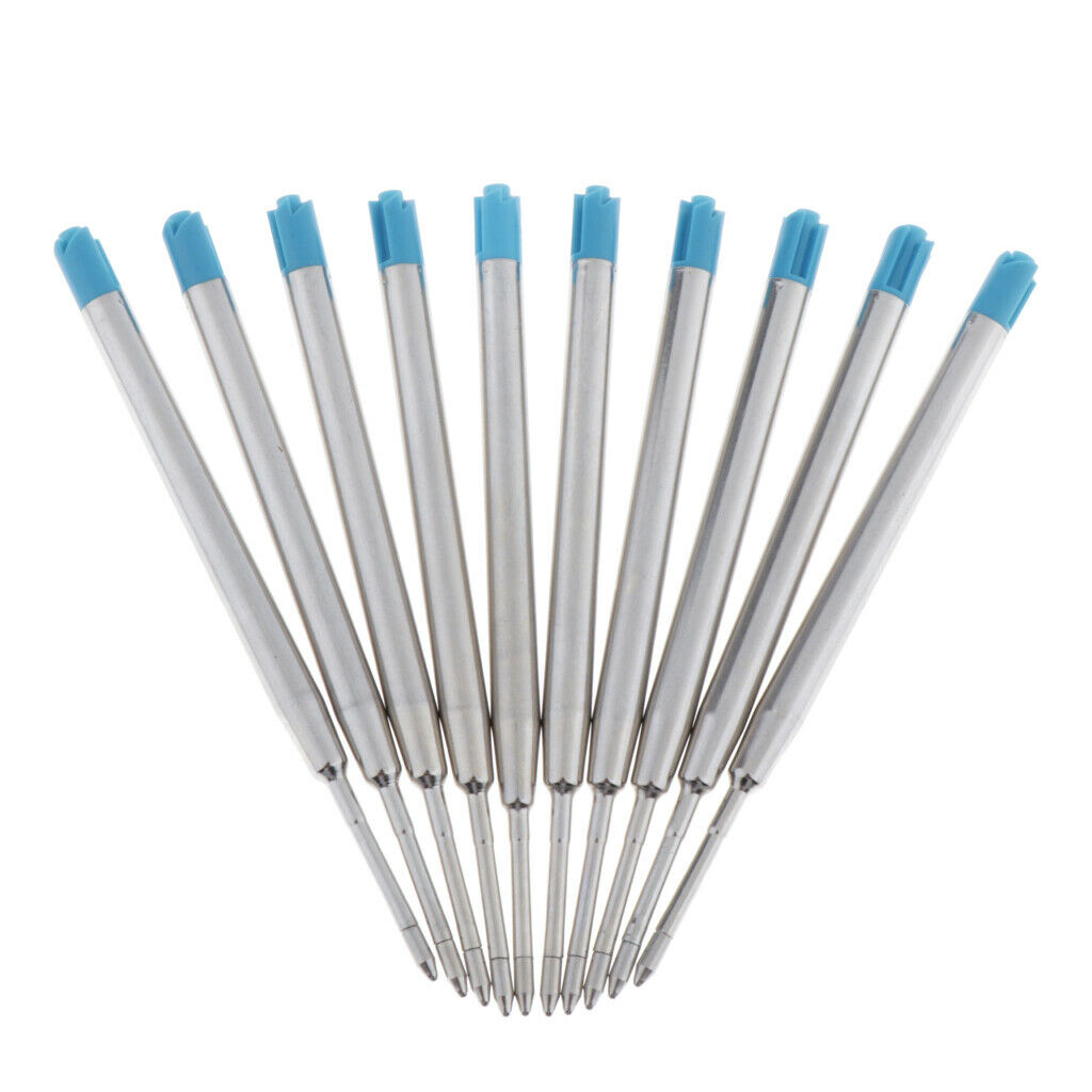10x ballpoint pen refill blue fine brand new sealed