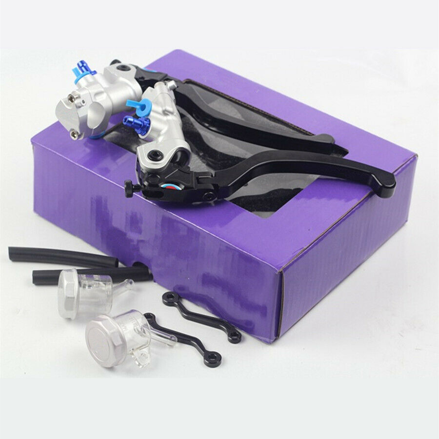 Left 17.5mm motorcycle brake clutch pump lever Radial master cylinder 7/8" 22mm