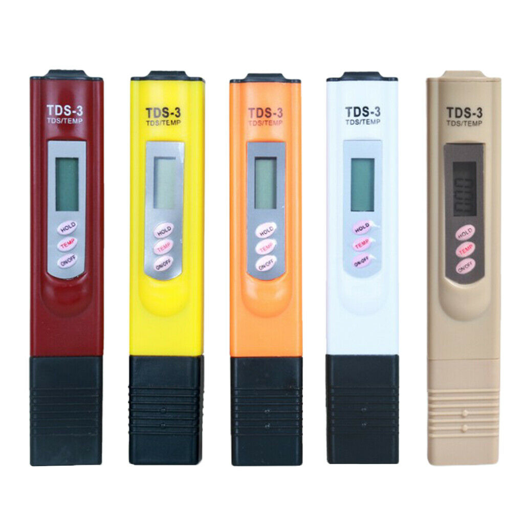 Precise TDS Meter Digital Water Tester for Hydroponics, Aquariums Orange