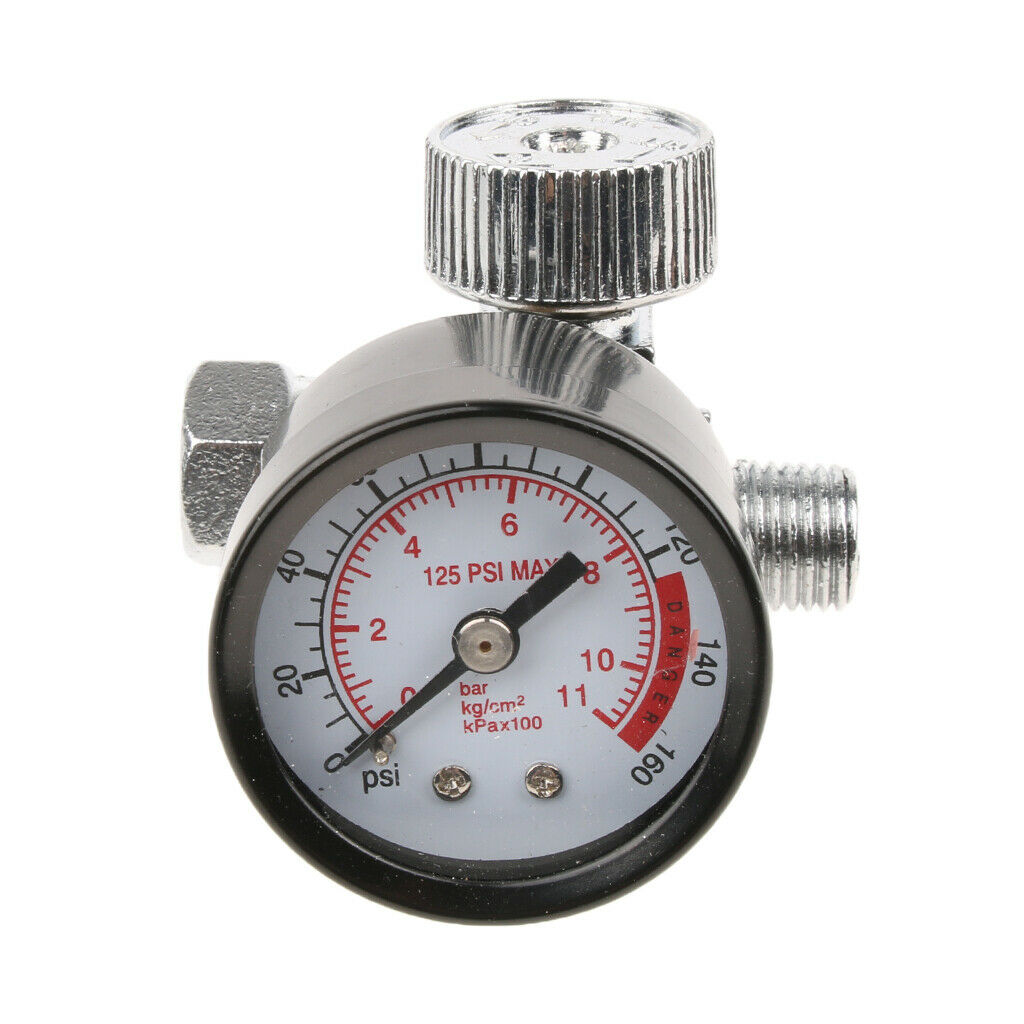 1/4" Spray  Air Regulator with Pressure