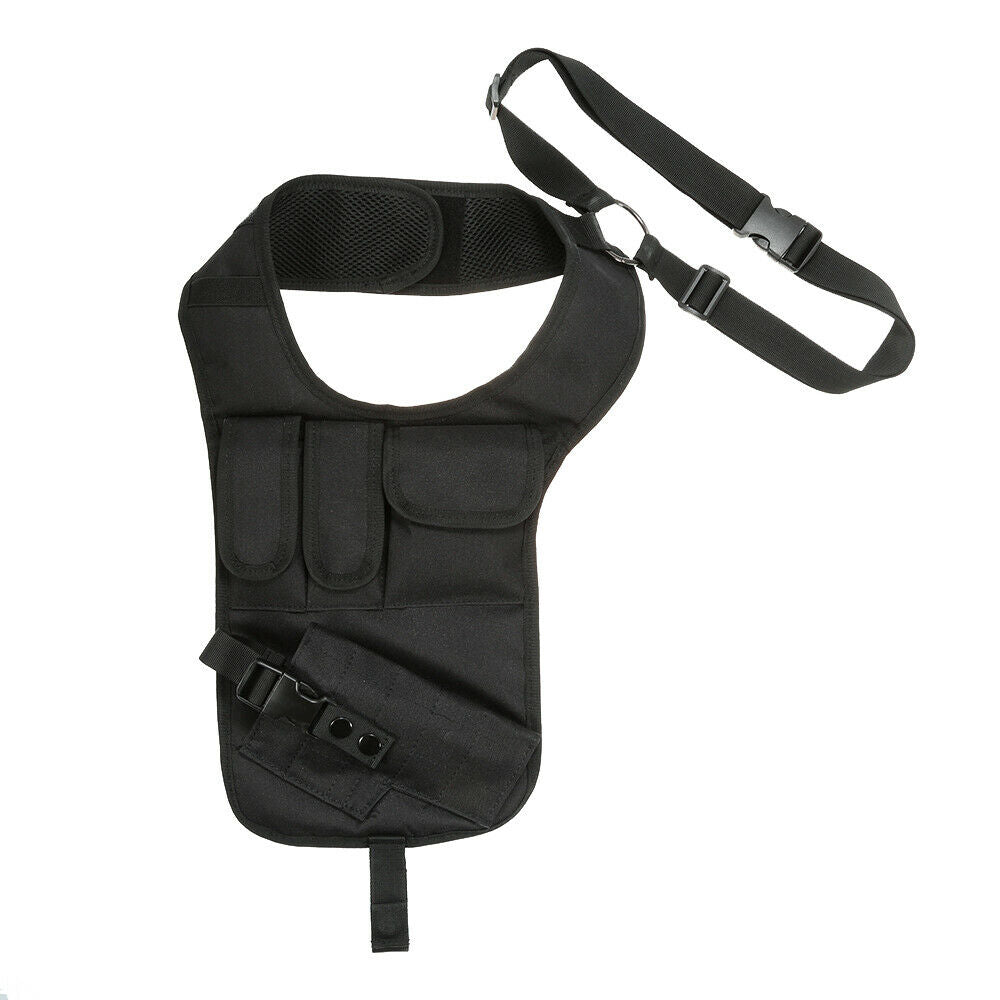 Black Nylon Anti-theft Hidden Underarm Security Shoulder Gun Holster Holder Bags