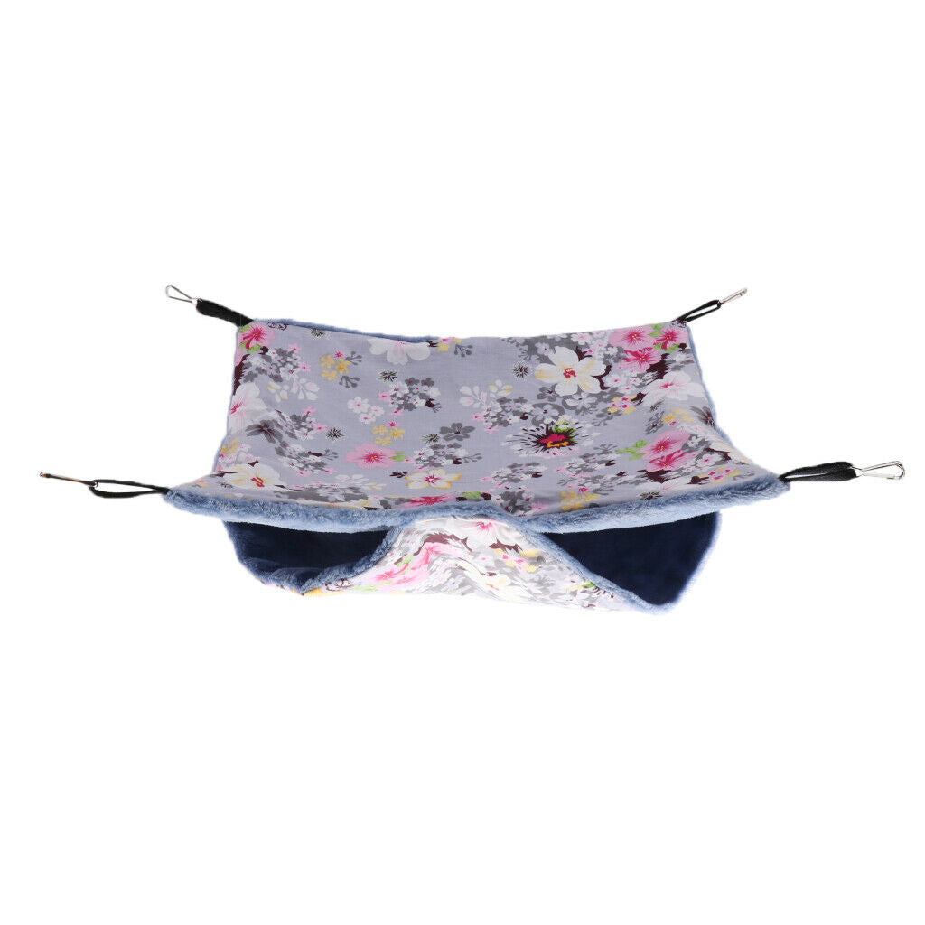 2 x Pet Hanging Bed Hammock Made of Cotton - Small Animal Sleep Hanging Cage Bed