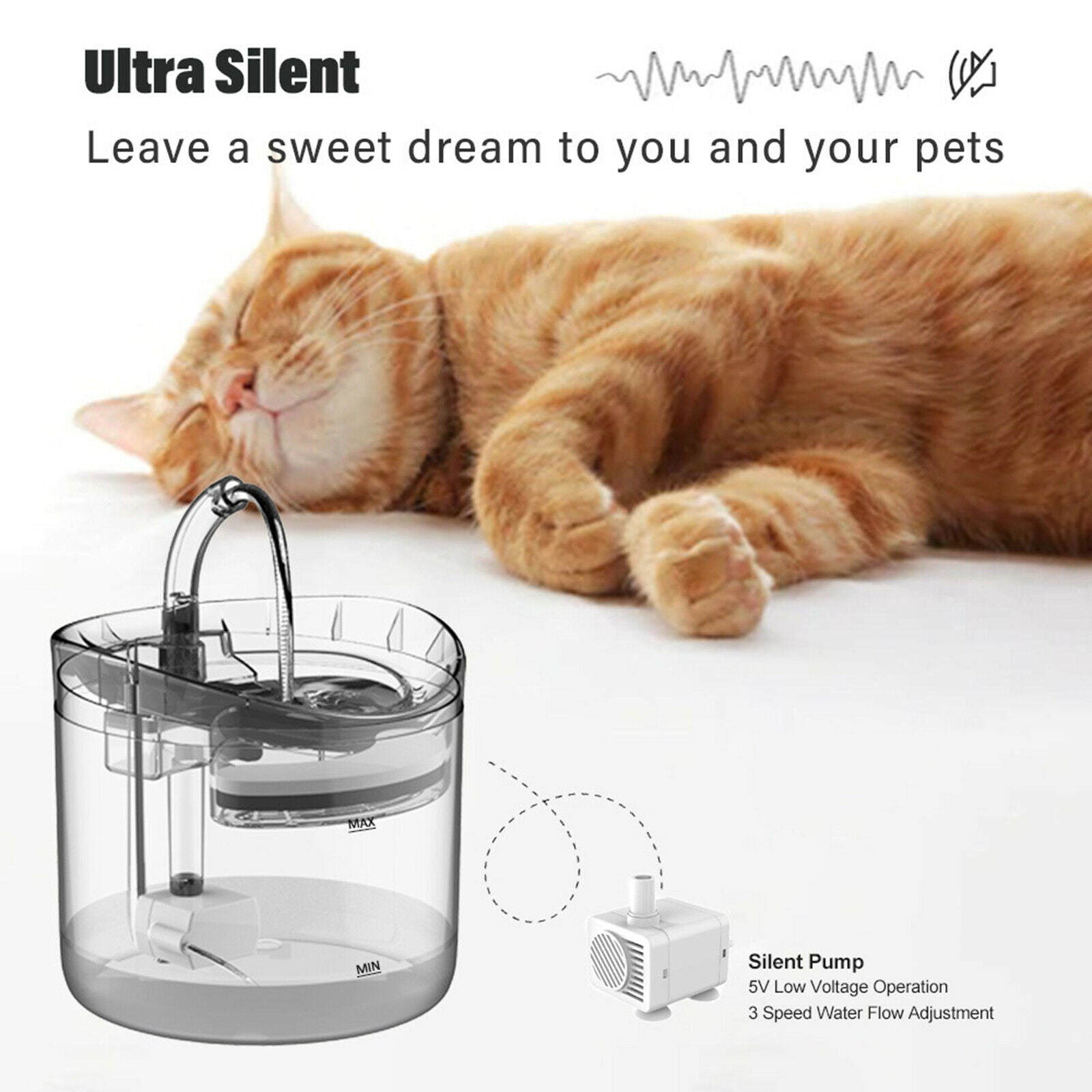 Drinking Fountain Drinkers Cat Water Fountain for Cat Dog Automatic Fountain