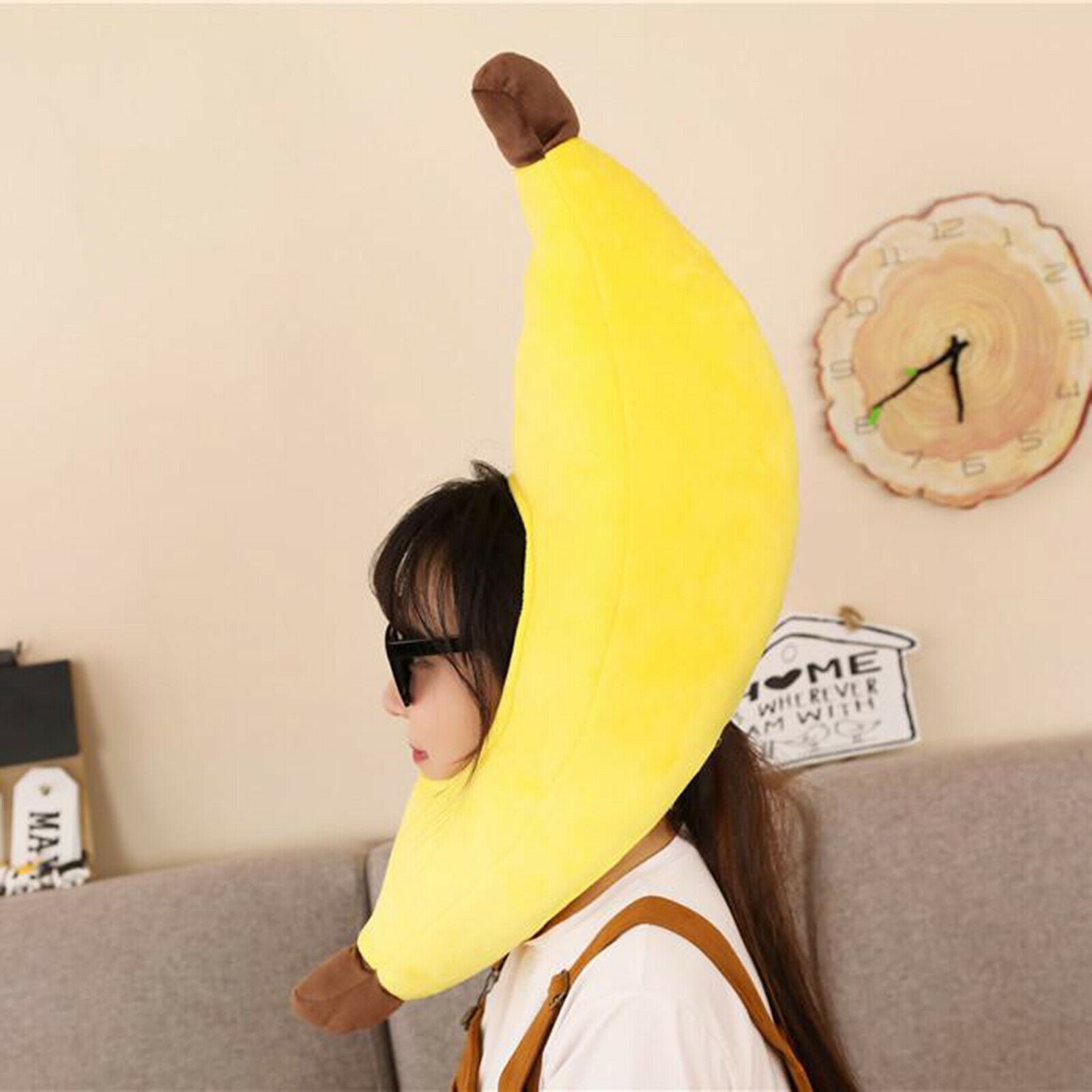Costume Caps Kids Funny Banana Hat Novelty Fancy Dress Party Decor Accessory