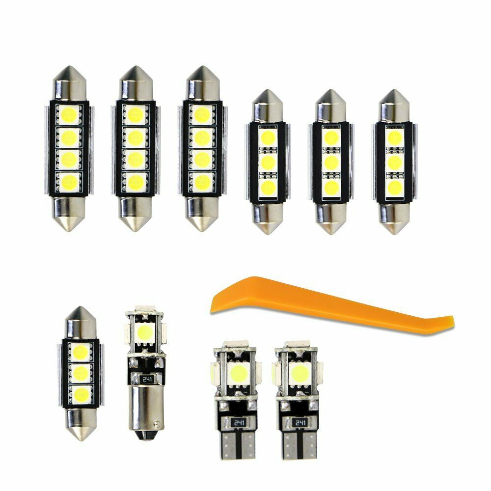 Error Free 10PCs Interior LED Lights Package Fits for VXWX Jxttx MK5 2005-2010