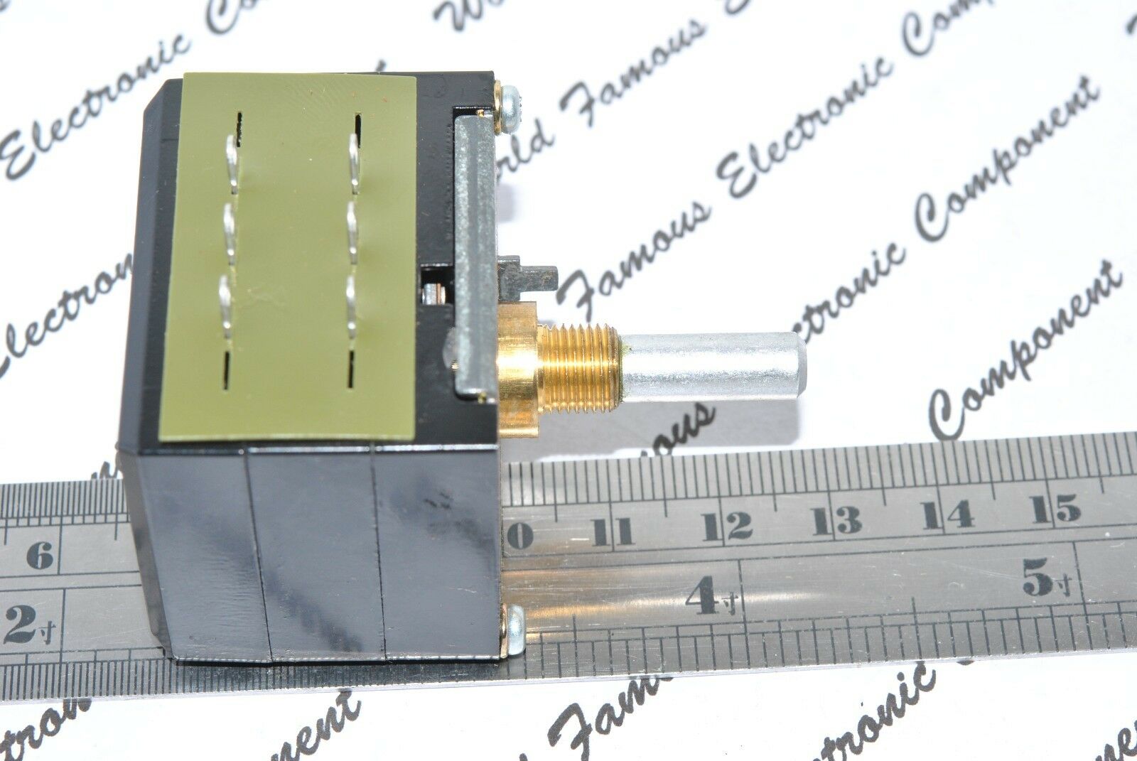 1pcs - ALPS RK40 50KA Black Beauty Audio Potentiometer Half Shaft - for McIntosh