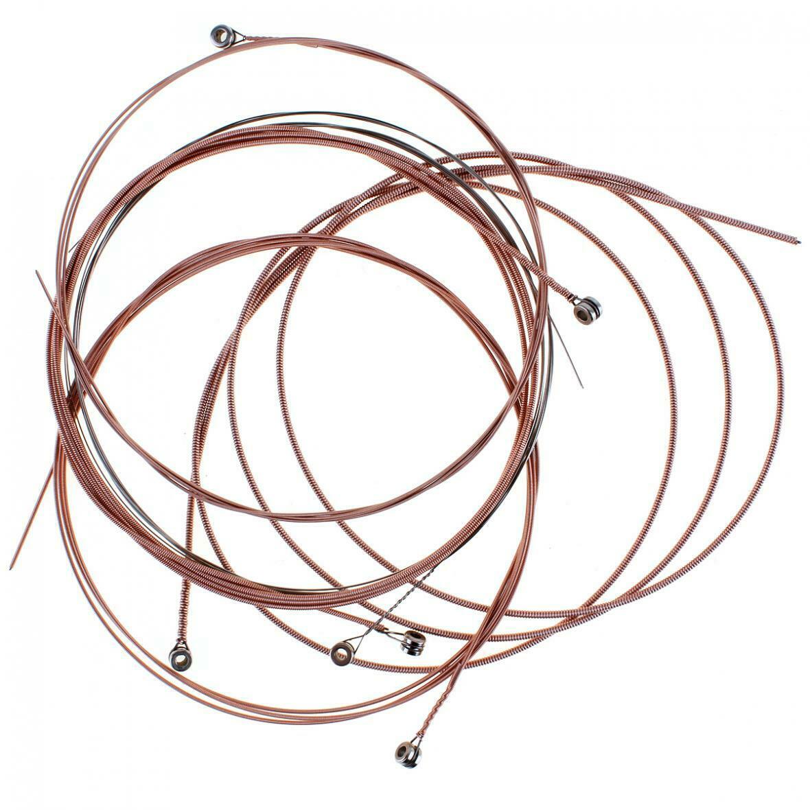 6pcs Acoustic Guitar Strings 011-052 Inch Stainless Steel Coated Copper String
