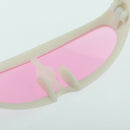 1 Pc Dog UV Protection Windproof Goggles Sunglasses Pink Reflections