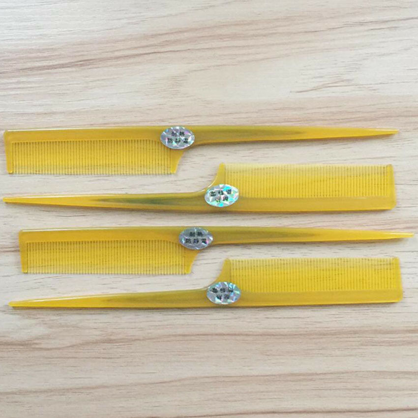 Professional Pin Tail Hair Comb Edge Trimmer Beauty Tool Plastic Salon Brush 1Pc