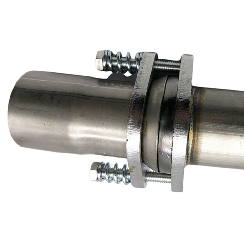 2.5" ID Stainless Exhaust Spherical Joint Spring Bolt Flange Pipe Repair