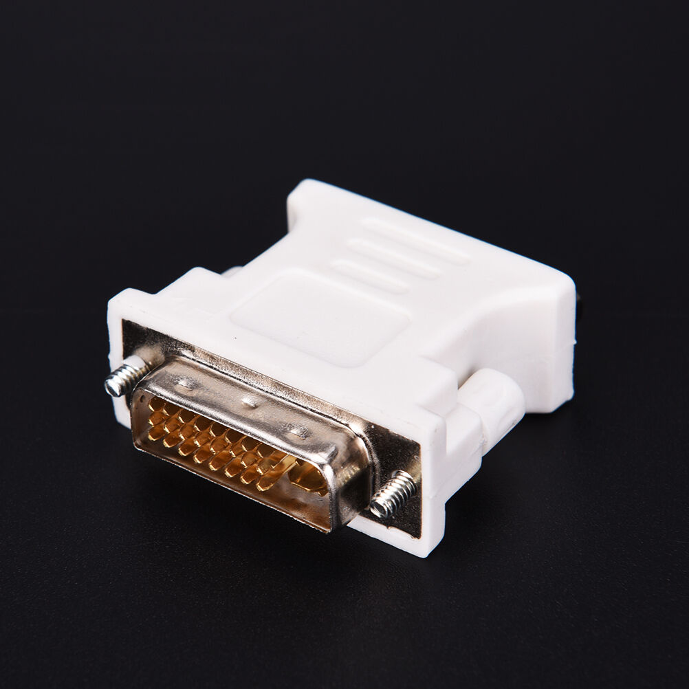 portable top dual link connector DVI-I male analog 24+5 To VGA female adapter.DD