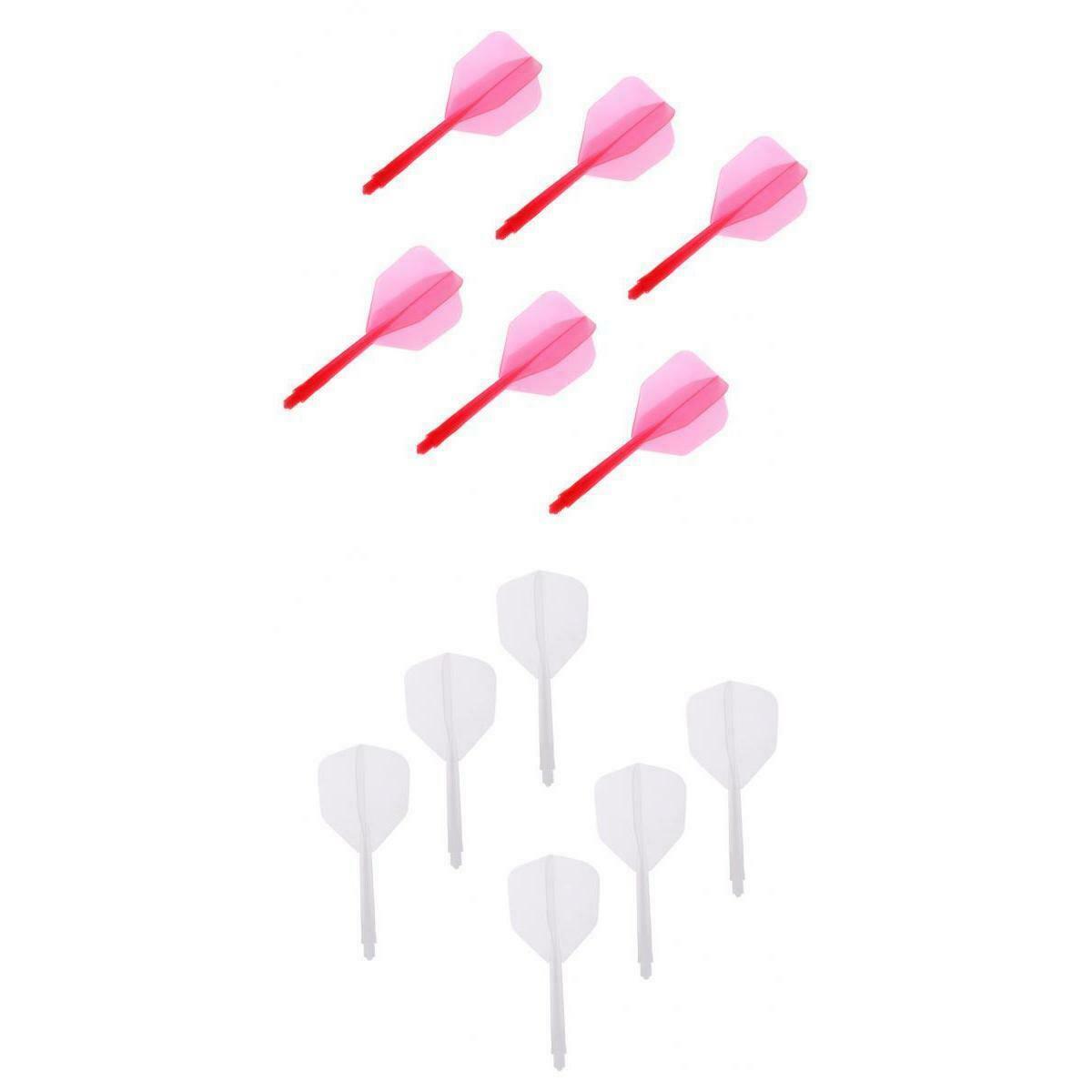 12Pcs Durable ABS  Stems With  Flights For 2BA Thread  Barrels