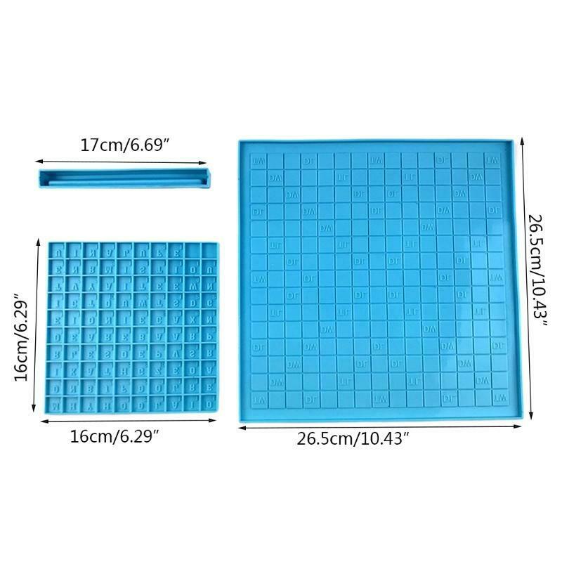 English Alphabet Spelling and Wording Game Silicone Mold to Spell Words