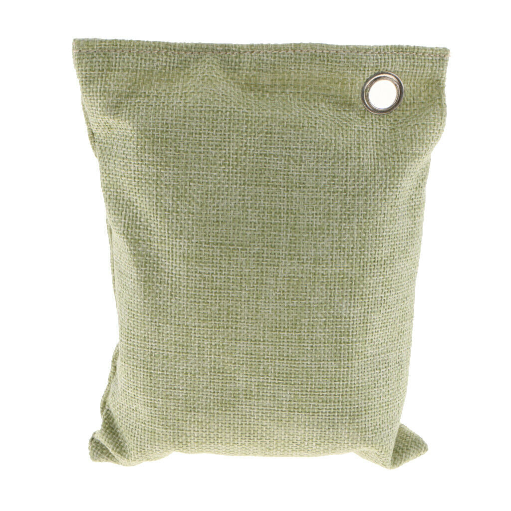 200g Bamboo Charcoal Activated Carbon Car & Truk Odor Absorb Bag Green