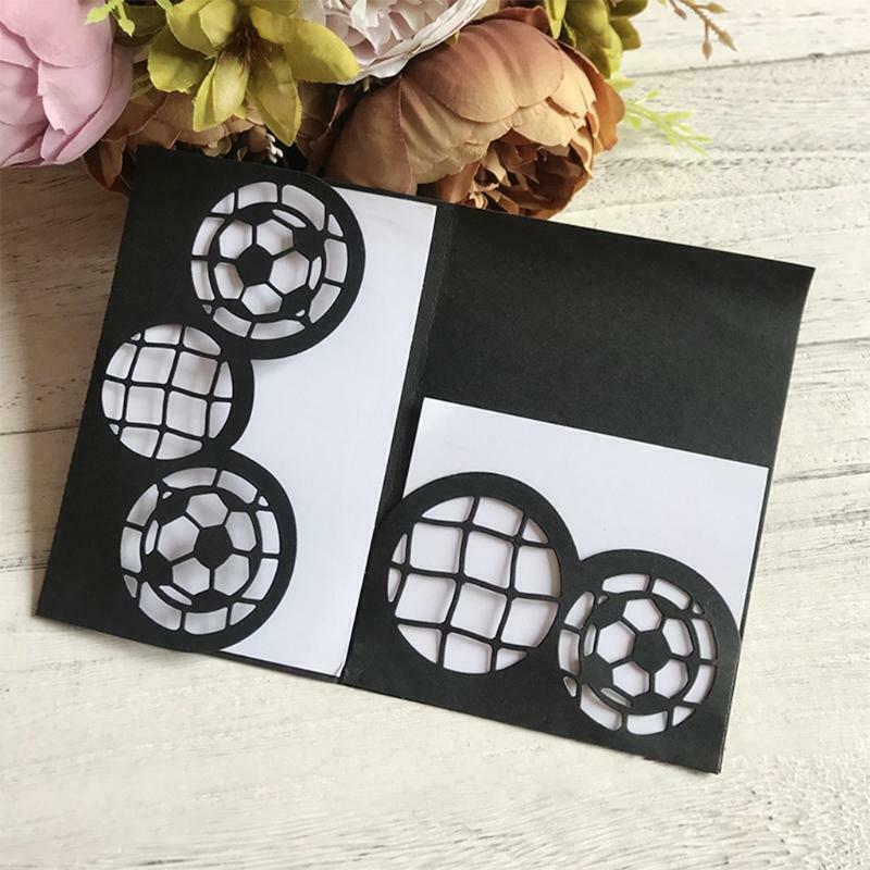 3 Football Birthday Wedding Card Carbon Steel Cutting Dies DIY Scrapbooking